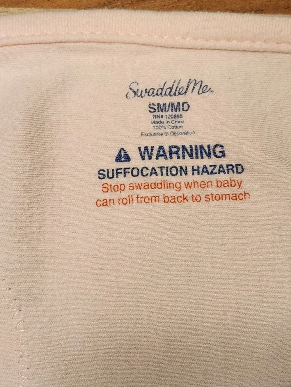 SwaddleMe Swaddles - Sz SM/MD